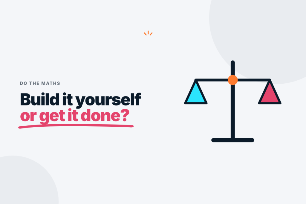 DIY website vs professional build cost comparison for a busy business owner