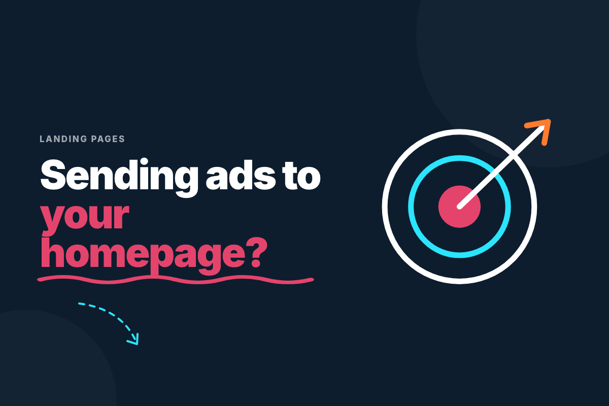 What a landing page is, showing a focused page design built for one action