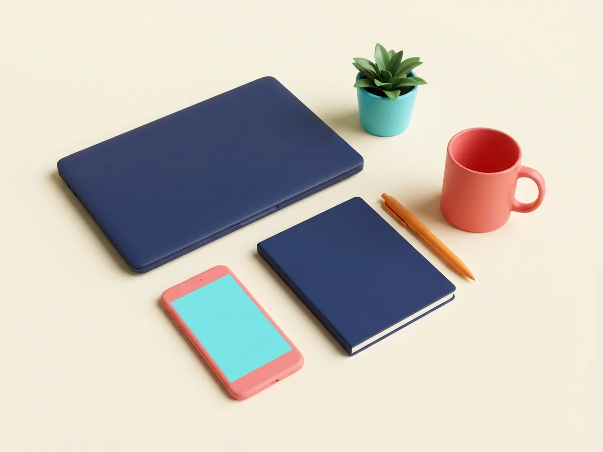 Laptop, phone and notebook on our desk ready for a Google Ads conversation with a Warrington business